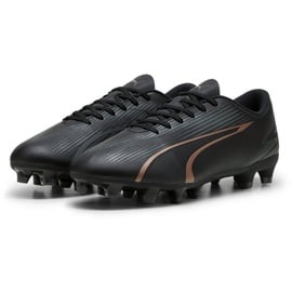 Puma Men Ultra Play Fg/Ag Soccer Shoes, Puma Black-Copper Rose, 39 EU - 39 EU