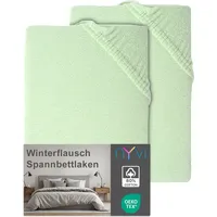 Nyvi Spannbettlaken DreamScience Winterflausch für Matratzen bis 22 cm