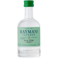 Hayman's | Old Tom Gin | 50 ml | 41,4% Vol. | Noten von Earl Grey | Intensive Wacholdernoten im Geruch | frische Zitrusnoten | Gold bei den World Gin Awards