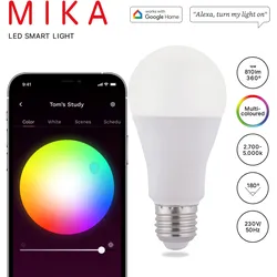LED Leuchtmittel MIKA, Smart Home, RGB Farbwechsel, E27