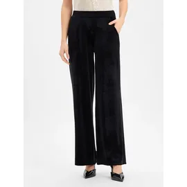 More & More Bundfaltenhose Schwarz 40