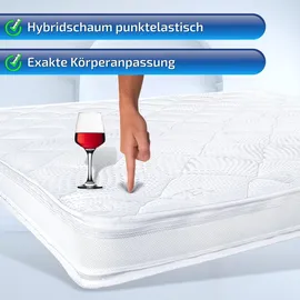 Matratzen Perfekt Hybrid Kaltschaum 160 x 200 cm H3