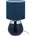 Relaxdays Nachttischlampe Dunkelblau