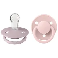 Bibs De Lux Schnuller 2er-Pack, BPA-frei, Kirschform Nippel. Silikon,