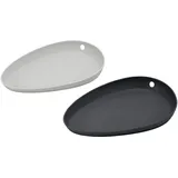 LURCH Kochlöffelablage 2er Set Silikon grau