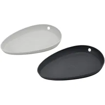 LURCH Kochlöffelablage 2er Set Silikon grau