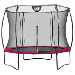 EXIT Silhouette Trampolin + Sicherheitsnetz 305 (10ft)Rosa