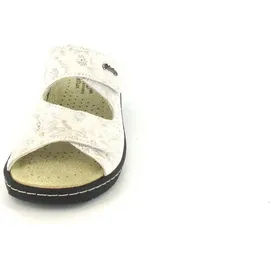 Hickersberger Komfort Pantoletten für Damen, weiß, Größe 42 EU