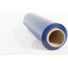 ANKO Planen LKW PVC Plane transparent 0,5mm / 0,8mm Fensterfolie Fensterplane (0,8mm, 1,4m x 9m, - Transparent