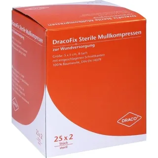 Dr. Ausbüttel & Co. GmbH DRACOFIX PEEL Kompressen 5x5 cm steril 8fach