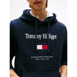 Tommy Hilfiger Hoodie TOMMY EMBRO FLAG Blau XXL