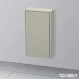 Duravit XSquare Halbhochschrank 50 x 89,6 x 23,6 cm Taupe Seidenmatt