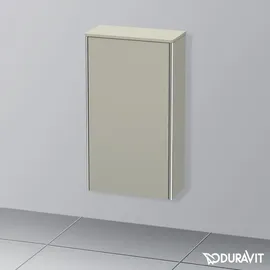 Duravit XSquare Halbhochschrank 50 x 89,6 x 23,6 cm Taupe Seidenmatt