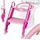 Kidiz KIDIZ® Kinder Toilettensitz Toilettentrainer mit Treppe und Griffe Faltbar Kindertoilette WC Sitz Töpfchentrainer Lerntöpfchen bequemem Kissen und breiten Stufen Toilettentreppe höhenverstellbar