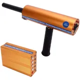 AKS Metalldetektor, Metalldetektor für Erwachsene 1400 Meter Professionelles Handgerät mit Hoher Empfindlichkeit, Wiederaufladbarer Unterirdischer Metallfinder, Schatzsucher für Gold, Silber,(EU)