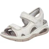 Rieker Damen 67666 Trekkingsandalen, Beige, 43 EU