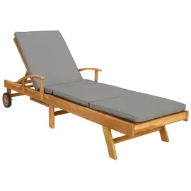vidaXL Sonnenliege 100 x 100 x 100 cm Braun
