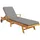vidaXL Sonnenliege 100 x 100 x 100 cm Braun