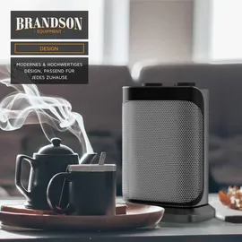 Brandson Keramikheizlüfter 1500 W Schwarz