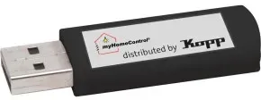 Kopp 439101006 Kopp myHomeControl® USB-Dongel, Farbe: schwarz