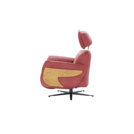 HIMOLLA Relaxsessel Leder 77 x 84 x 101 cm Rot