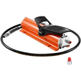 Vevor 10.000 PSI Lufthydraulikpumpe, 0,69 L Behälter, NPT 3/8 Zoll Auslass, NPT 1/4 Zoll Einlass, luftbetätigte Fußpumpe mit Metallgehäuse, für Präzisionsindustriemaschinen und Luft- & Raumfahrtgeräte