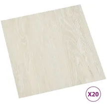 vidaXL Selbstklebende Bodenplanken 30,5 x 30,5 cm 20 pcs Pvc