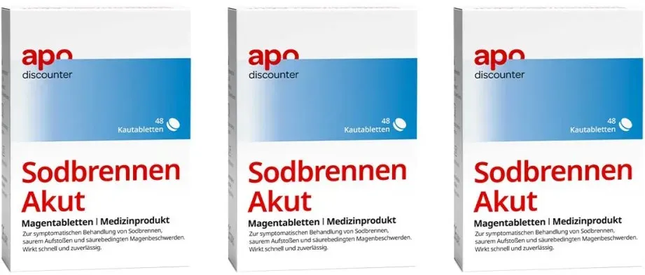 Sodbrennen Akut Magentabletten von apodiscounter