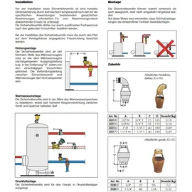 CALEFFI Auslauftrichter drehbar 1 1/4" AG x 1 1/4" IG bronze