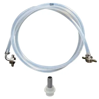 Bierschlauch 150cm Bierleitung BieTal® 7mm Edelstahl Tüllen NG Zapfanlage Bierkühler