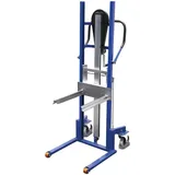 VARIOfit Materialheber mit Gabelzinken Tragkraft 250kg Thermoplastische Gummibereifung Enzianblau Ral 5010