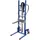 VARIOfit Materialheber mit Gabelzinken Tragkraft 250kg Thermoplastische Gummibereifung Enzianblau Ral 5010