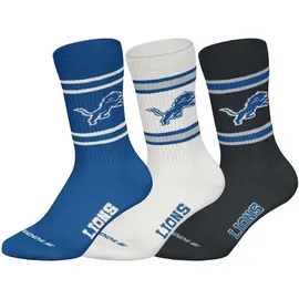 NFL Socken, 3er Pack Stretch-NFL 3Pack Crew Socks, bunt|blau 43-46
