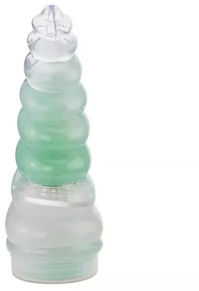 Einhornhorn mit Schleim und LED-Leuchten