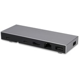 LMP Compact Dock 2-4K 6-Port USB-C Dock, ideal für MacBook Air/Pro M1/M2 - Space Grau