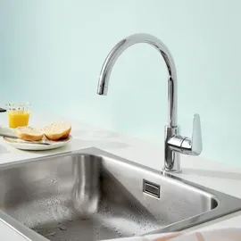 Grohe Start Curve Küchenarmatur Silber