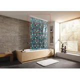 KLEINE WOLKE Duschrollo 128 x 240 cm blau