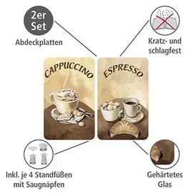 Wenko Kaffee Abdeckplatten 2 St.