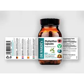 DR WAKDE'S® Natural Health Care, London Phyllanthus Kapseln 60 Vegi Caps