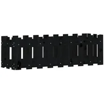 vidaXL Hochbeet Latten-Design 100 x 30 x 30 cm Schwarz
