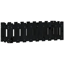 vidaXL Hochbeet Latten-Design 100 x 30 x 30 cm Schwarz