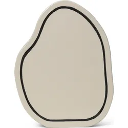 Paste Rounded Vase gebrochenes Weiß
