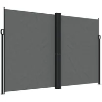 vidaXL Seitenmarkise 220 x 600 cm Anthrazit Aluminium