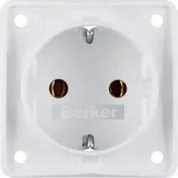 Berker 947782502 Steckdose SCHUKO Integro Einsätze pw