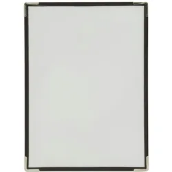 Securit® Kristallklarer transparenter Speisekartenhalter - Einzel A4 (zeigt 2xA4) - 3er-Set
