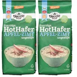 Bauckhof Bio Hot Hafer, Apfel-Zimt 2x400 g Müsli