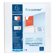 Exacompta Kreacover DIN A4 50 mm Weiß 10 St.