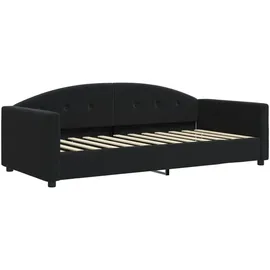 vidaXL Tagesbett 90 x 190 cm Schwarz