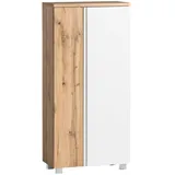 Held Midischrank Varese 65 x 130 cm Weiß/Eiche