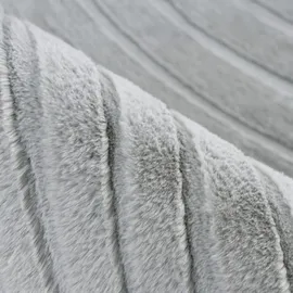 Carpet City Kurzflor-Teppich, grau, Textil, Uni, Rechteckig, 160x230 cm, Oeko-Tex® Standard 100, Teppiche - Böden, Teppiche, Moderne Teppiche